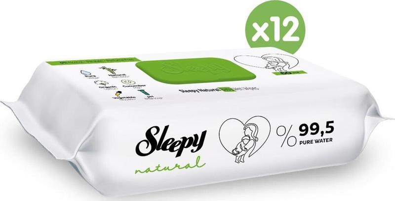 Natural Islak Bebek Havlusu 12x60 (720 Yaprak)