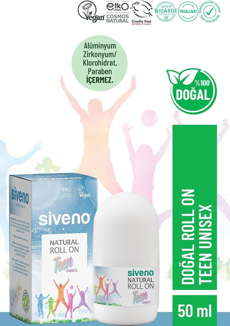 %100 Doğal Roll On Unısex Deodorant Ter Kokusu Önleyici Bitkisel Lekesiz Vegan 50 ml