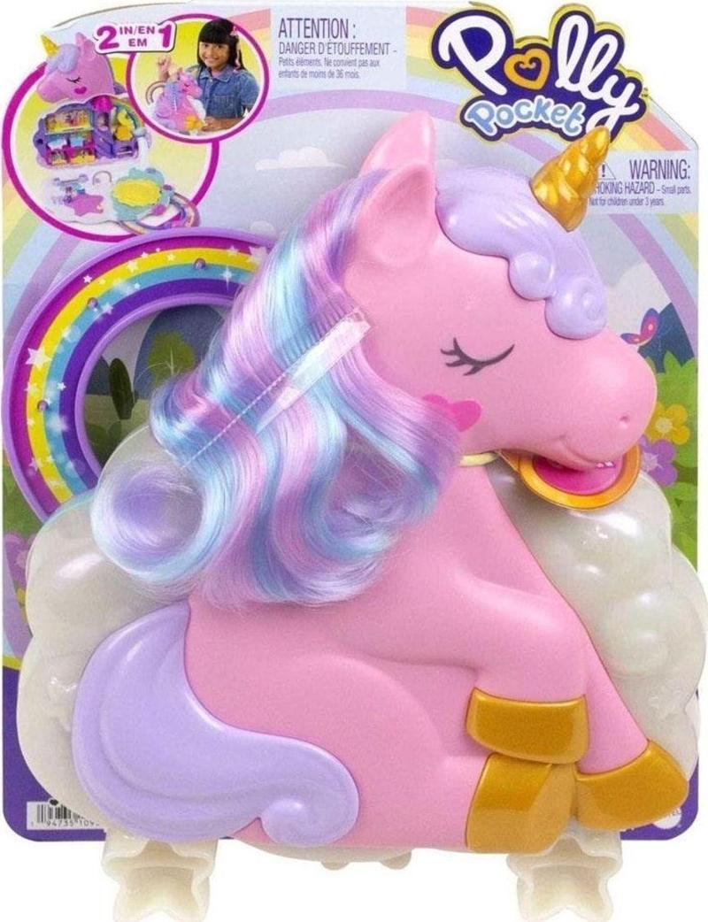 Oyuncak Polly Pocket Tek Boynuzlu Atın Gökkuşağı Salonu HKV51