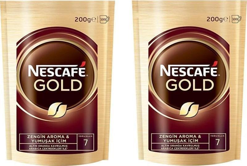 Gold 200 gr Eko Paket Çözünebilir Kahve x 2 Adet