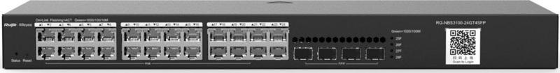 Reyee Rg-Nbs3100-24Gt4Sfp 24 Port Gigabit 4 Port Sfp Rackmount Yönetilebilir Ethernet Switch