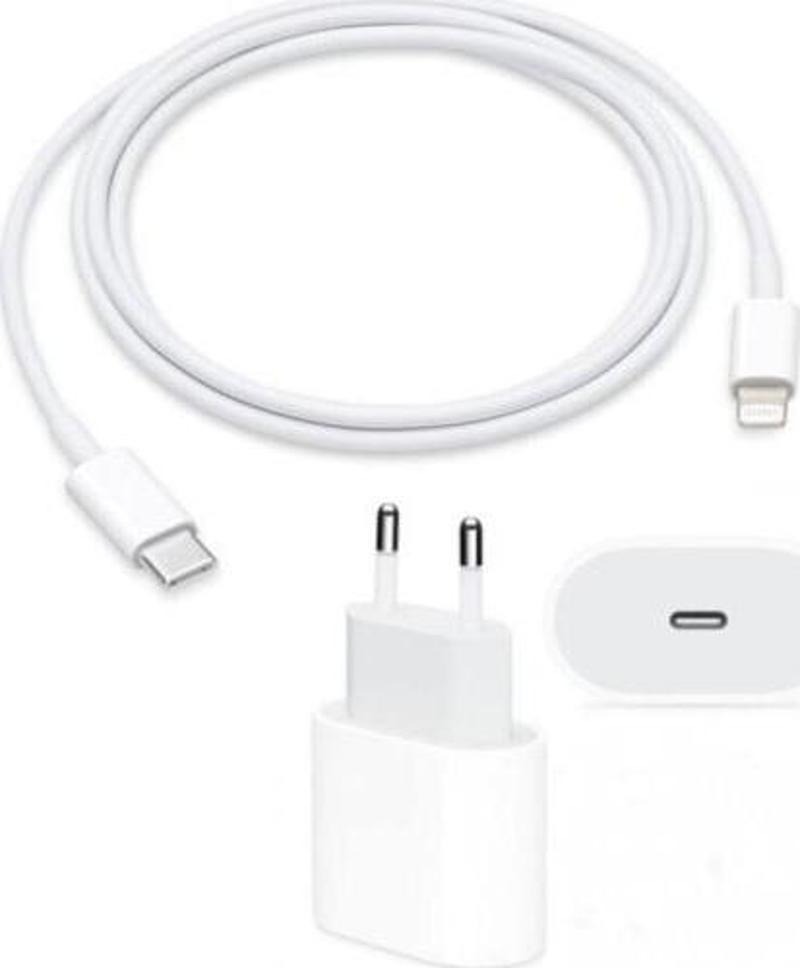 Orjinal Iphone 12/12 Pro Max Şarj Aleti Seti 20w Usb-c Adaptör Usb-c Lightning Kablo