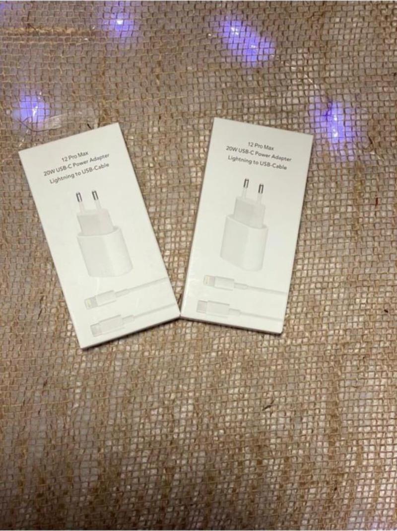 Apple Iphone 20w 12/12 Pro Max Hızlı Şarj Aleti Seti 20w Adaptör + Usb-c Kablo