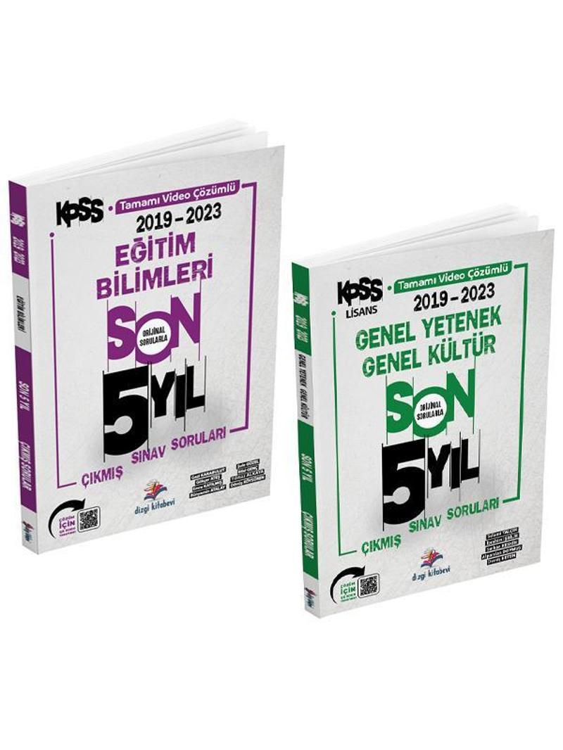 Dizgi KPSS Eğitim Bilimleri ve GYGK Son 5 Yıl Çıkmış Sorular Video Çözümlü