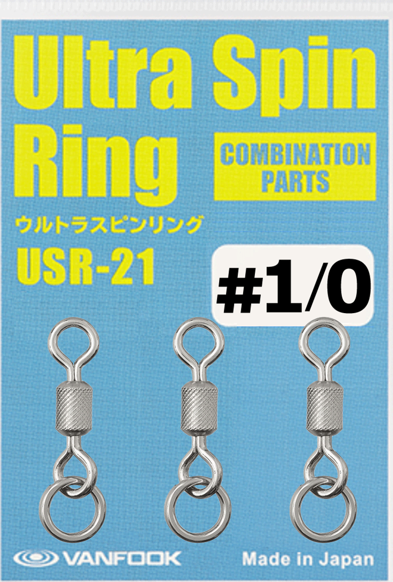 Ultra Spin Ring Halkalı Fırdöndü USR-21 Silver #1/0 (3 Ad)