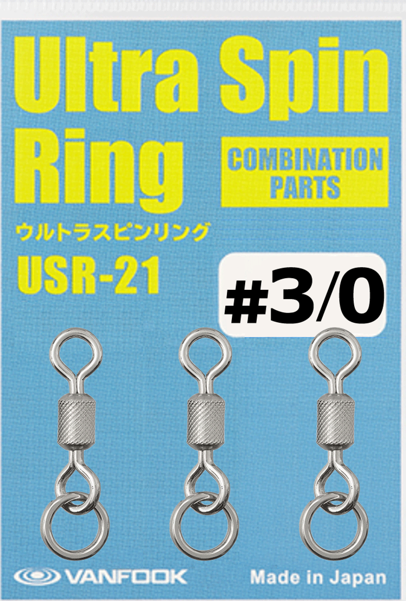 Ultra Spin Ring Halkalı Fırdöndü USR-21 Silver #3/0 (3 Ad)