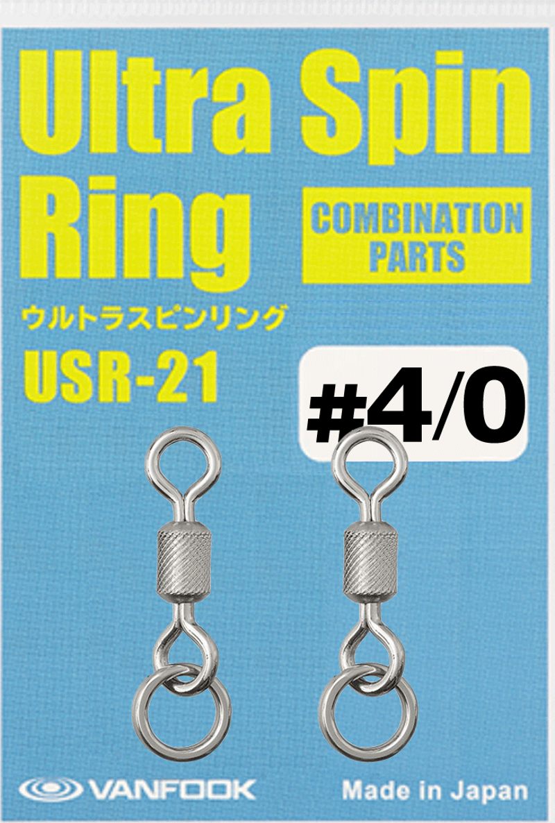 Ultra Spin Ring Halkalı Fırdöndü USR-21 Silver #4/0 (2 Ad)