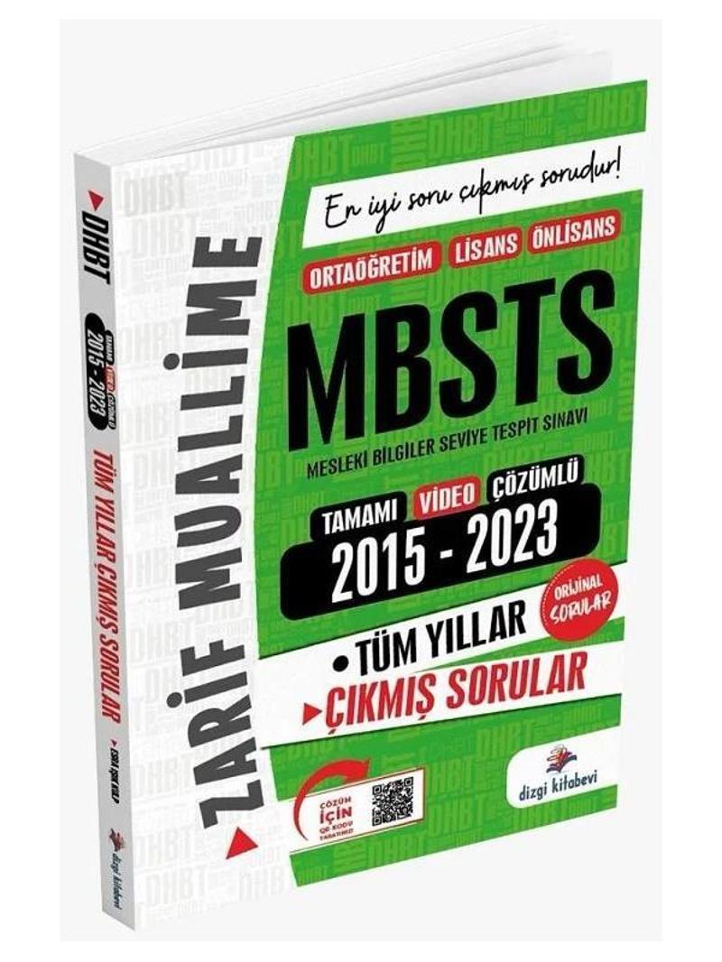 Dizgi Kitap MBSTS Çıkmış Sorular Video Çözümlü - Zarif Muallime