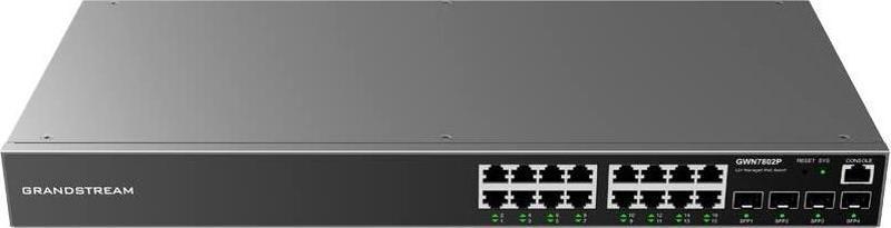 GWN7802P 16-Port Yönetilebilir Poe Switch