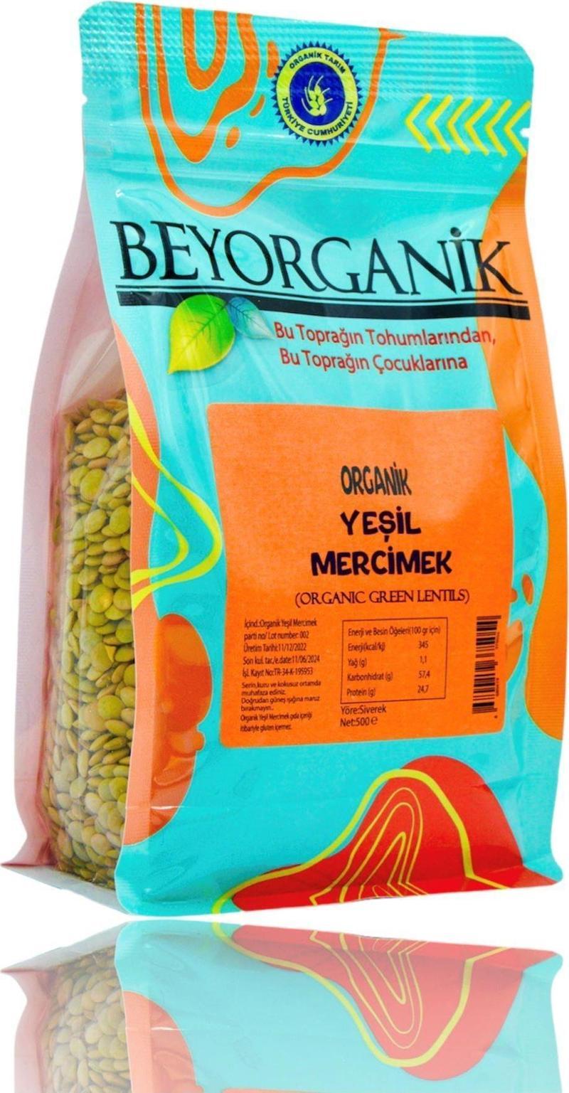 Organik Yeşil Mercimek 500gr