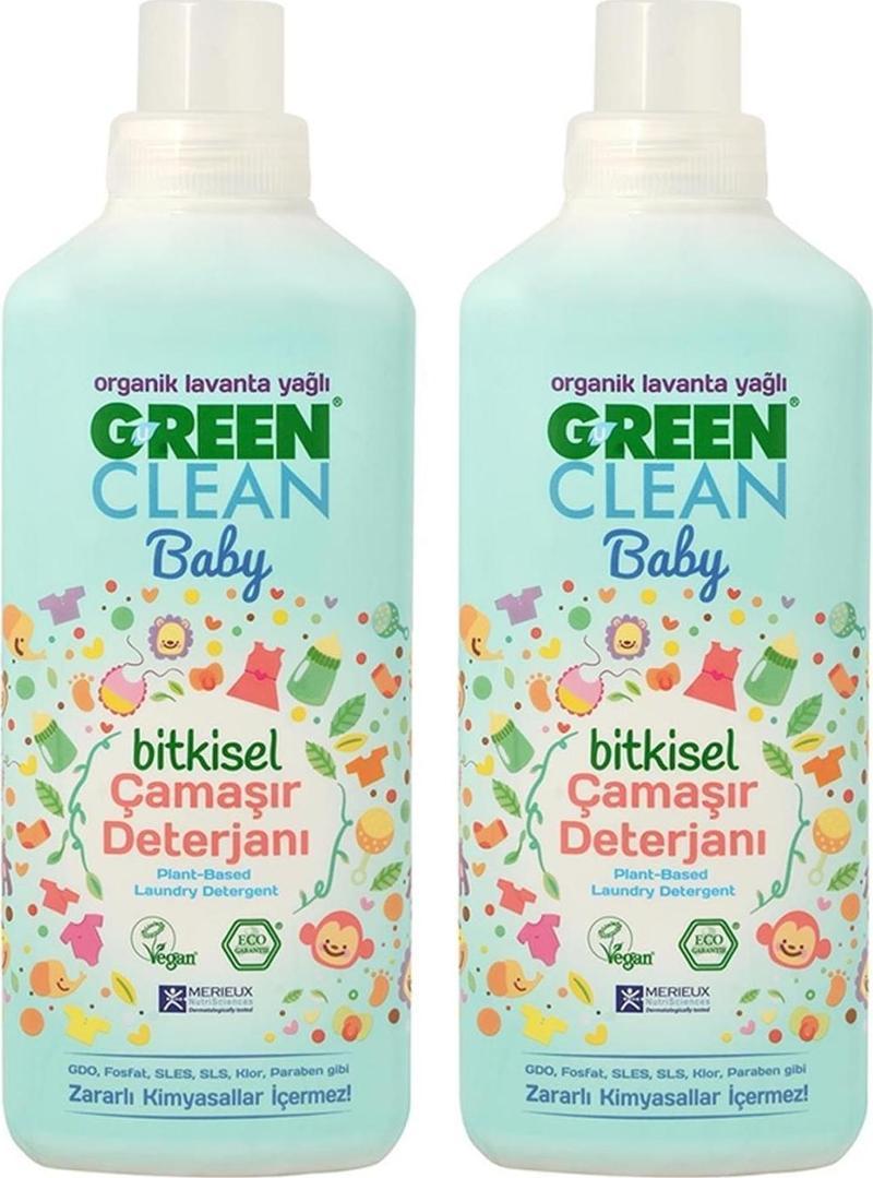 Organik Lavanta Yağlı Baby Bitkisel Çamaşır Deterjanı 1000 ml - 2 ADET