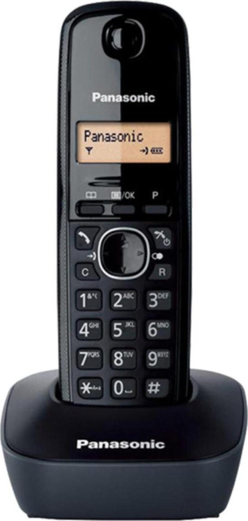 Panasonıc Kx-tg1611 Dect Telsiz Telefon (siyah)