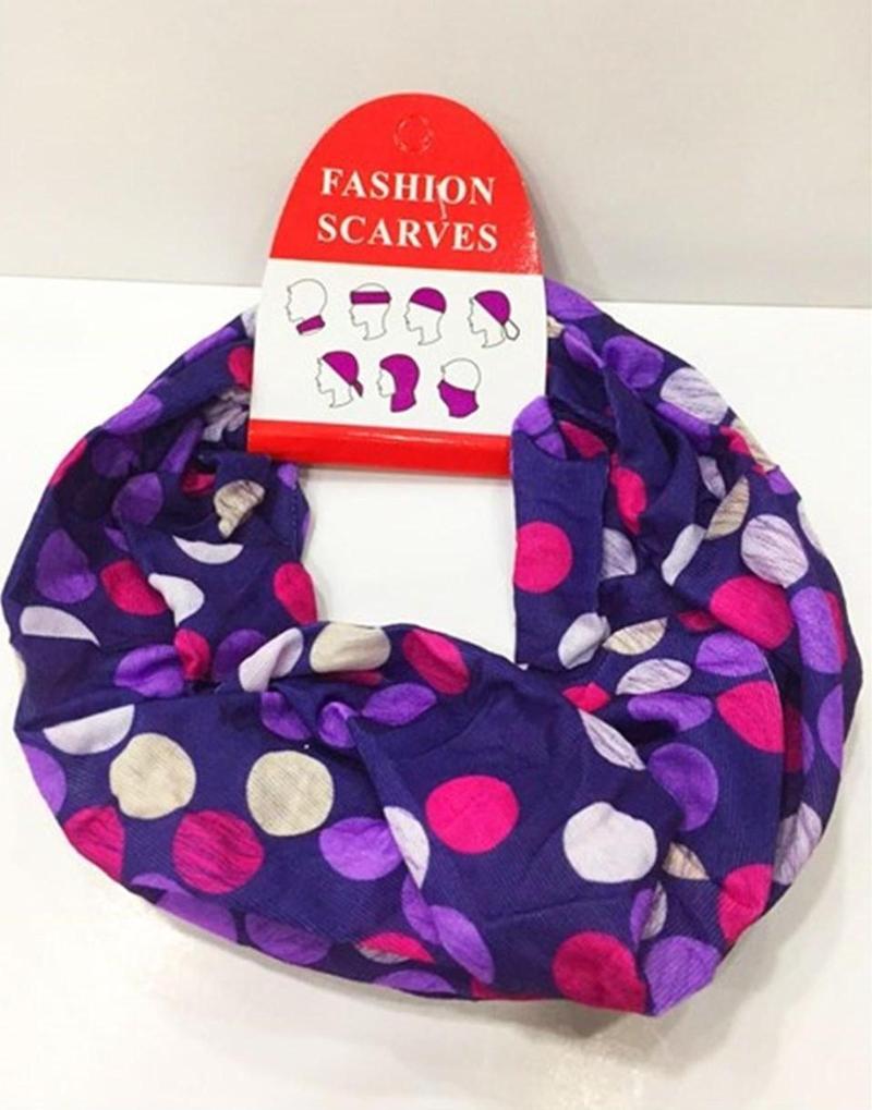 Parti Malzemesi Puantiyeli Bandana Baf Maske