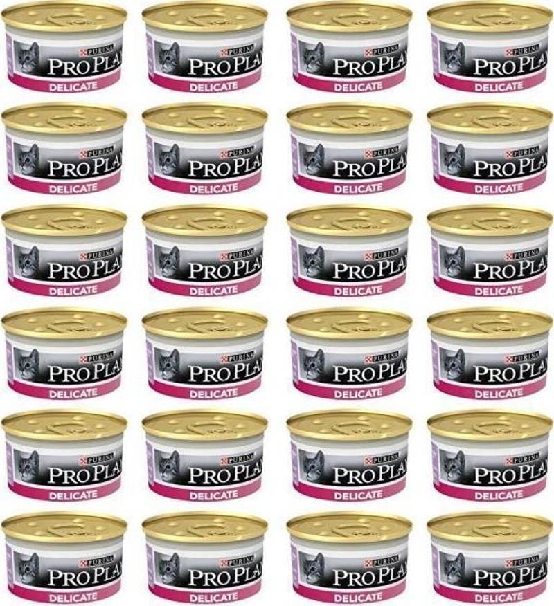 Delicate Hindili Kedi Konservesi 85 Gr 24 Adet