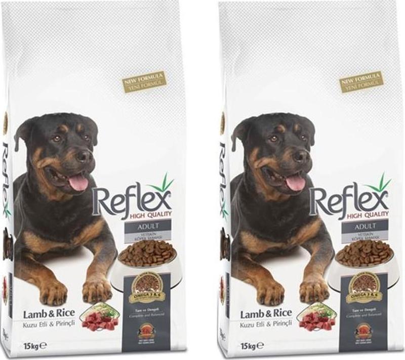 Adult Dog Kuzu Etli & Pirinçli Yetişkin Köpek Maması 15 Kg 2 Adet