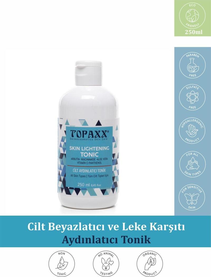 Arbutin Etkili Kararma Ve Leke Karşıtı Cilt Beyazlatıcı Aydınlatıcı Tonik 250 ml