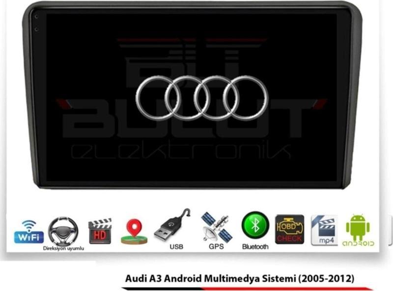 Audi A3 Android Multimedya Oem Sistemi (2005-2012) 4Gbram 64Cg Hafıza Car Play Airplay Androıd Auto