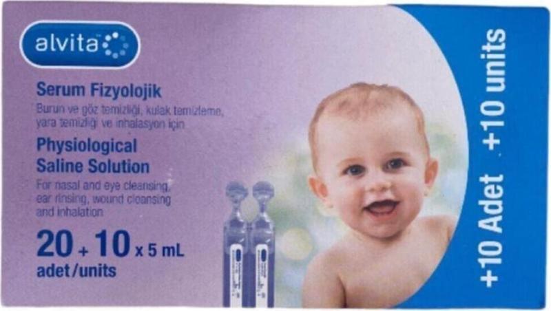 Serum Fizyolojik 30 Flakon (20 10X5ML) Mg5055382303527