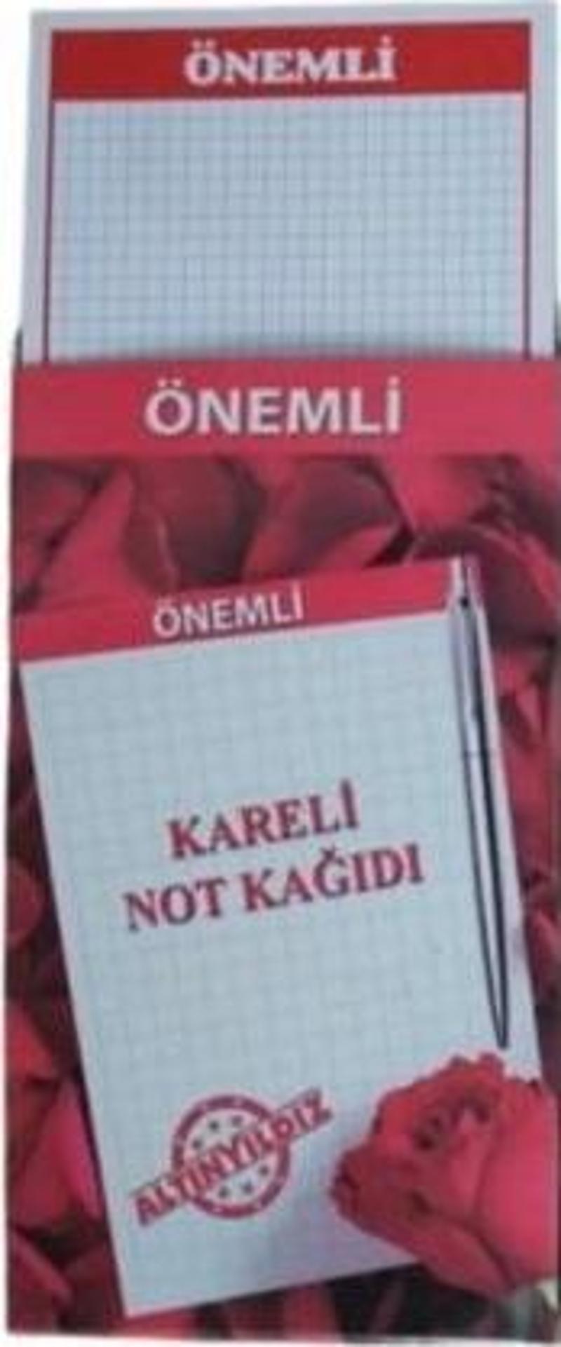 Önemli Kartı 50 Yaprak Kareli MK-277 (12 Paket)