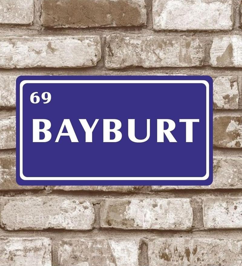 Metal Plaka Bayburt 69 Retro Poster (29x15)