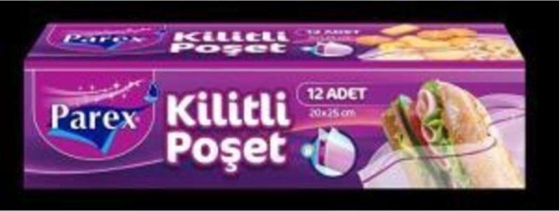 Kilitli Poşet 12 Adet