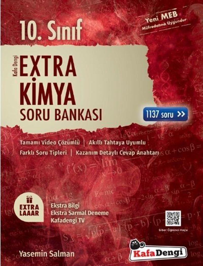 Kafa Dengi Yayınları 10. Sınıf Kimya Extra Soru Bankası