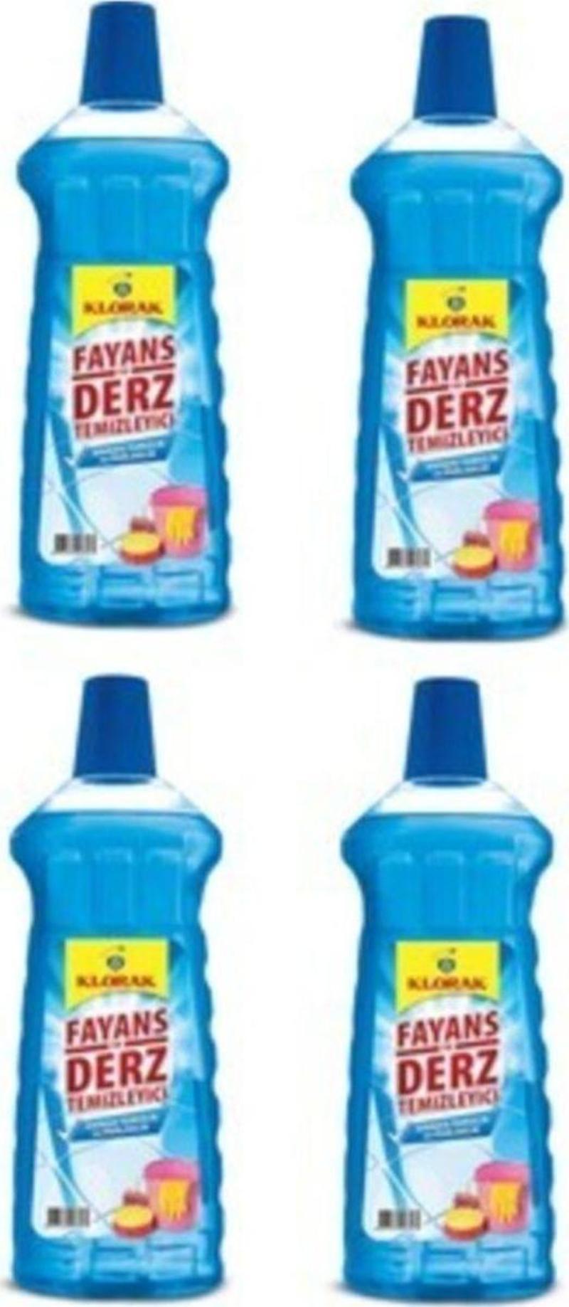 Fayans Derz Temizleyici (mavi Su) 970 Ml* 4 Adet