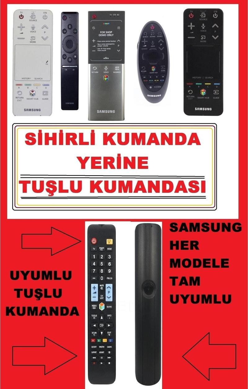 Samsung Tüm Modeller Bn94-07557a Sihirli Magic Kumanda Yerine Çalıştıran Tuşlu Kumanda 1078