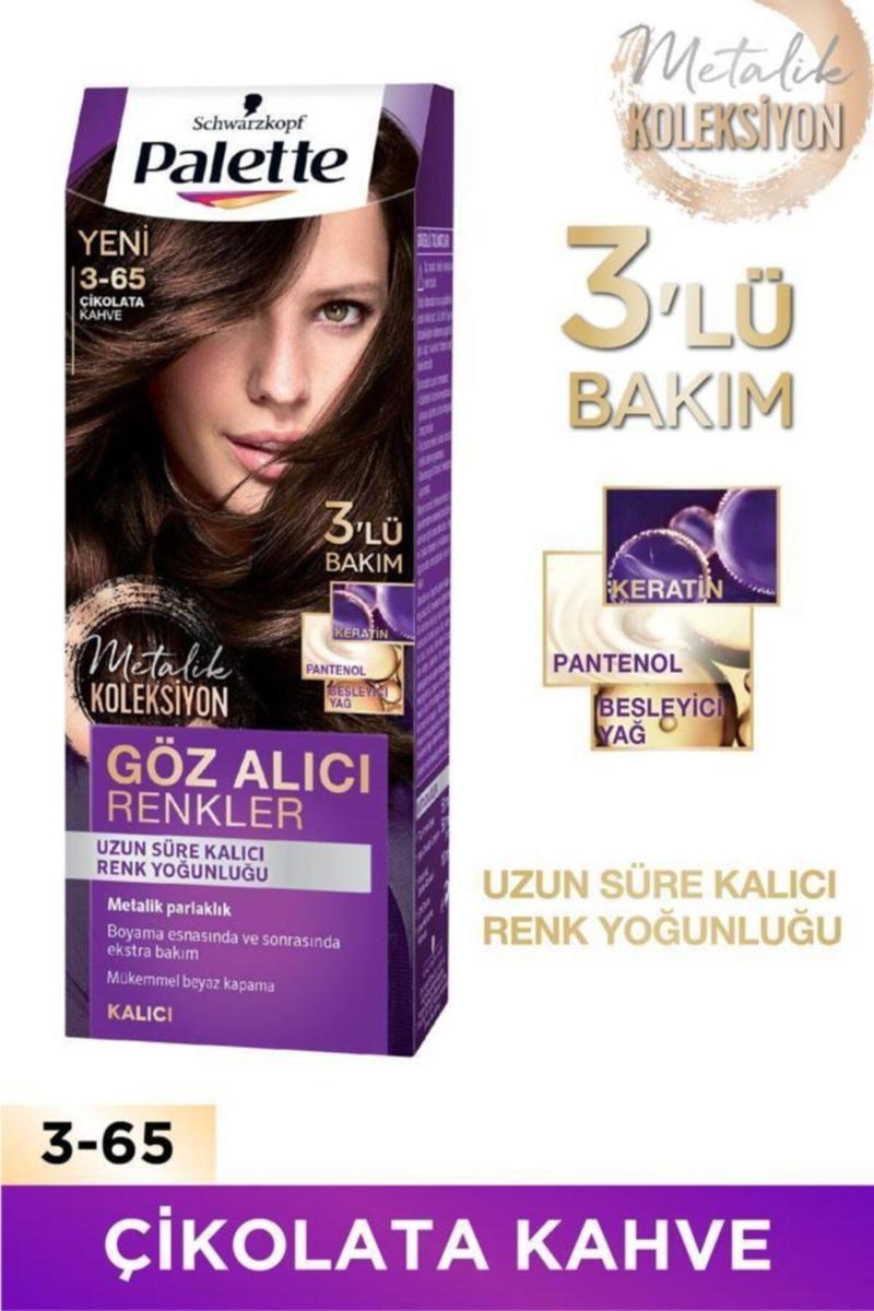 Göz Alıcı Renkler Çikolata Kahve 3-65 Saç Boyası