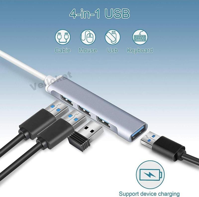 Hub Usb 3.0 4lü Usb 3.0 5 Gbps 4 Port Usb 3.0 Mini Usb Hub Hub Ultra Ince Alüminyum