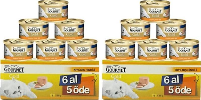 Kıyılmış Hindi Etli Kedi Konservesi 85 Gr 12 Al 10 Öde