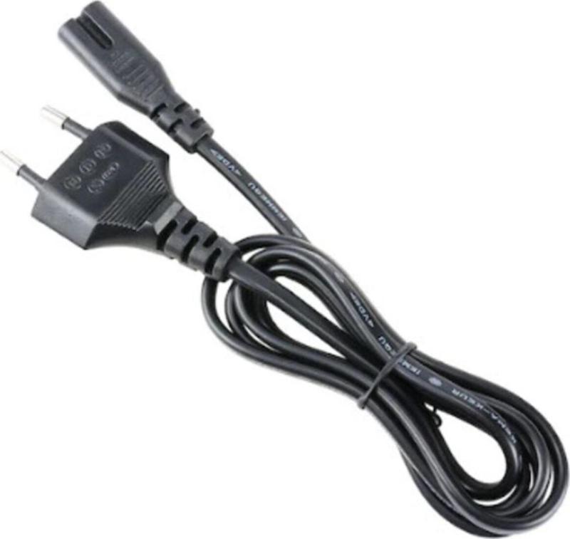 1.5mt 1.5 Metre Teyp Power Kaliteli Güç Kablosu Kablo Çift Oluklu
