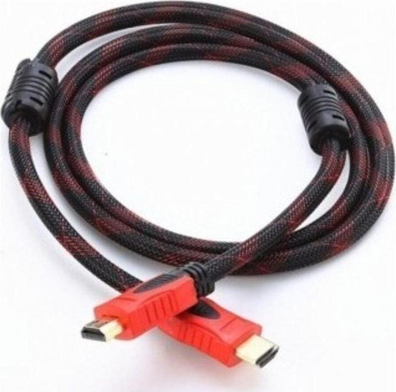 İp Örgülü Altın Uçlu Hdmi Kablo 1.5 mt