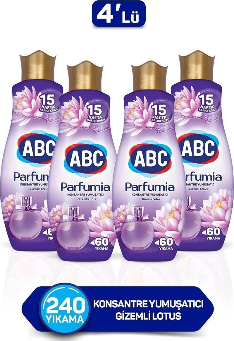 Parfumia Konsantre Çamaşır Yumuşatıcısı Gizemli Lotus 4 x 1440 ML