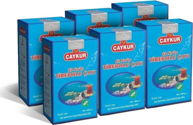42 No'lu Tirebolu Siyah Dökme Çay 6 x 500 G