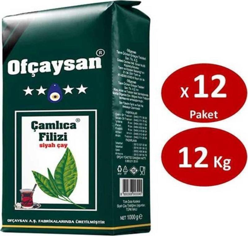 Çamlıca Filizi Çayı 1 kg x 12 Paket