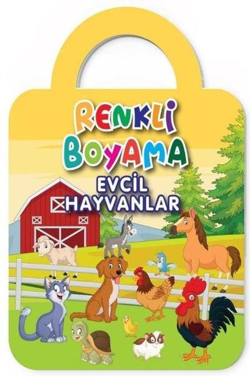 Evcil Hayvanlar - Renkli Boyama 2+