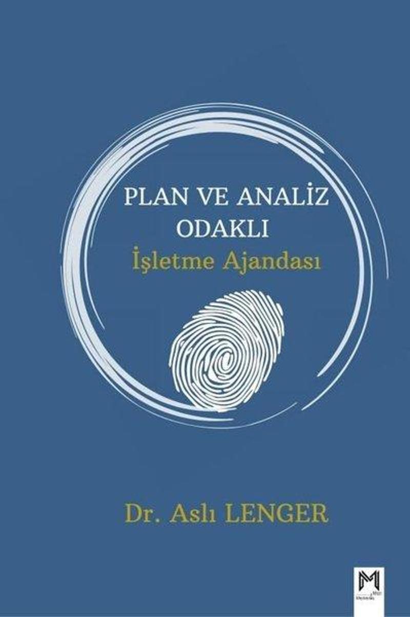 Plan ve Analiz Odaklı İşletme Ajandası