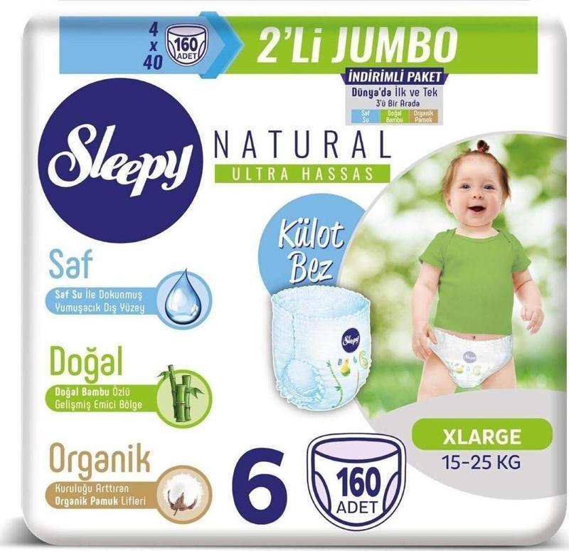 Natural Külot Bez 6 Numara 240 Adet