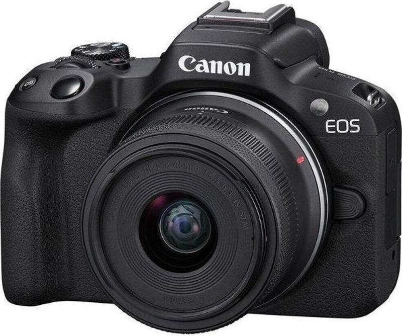 D.Cam Eos R50 Bk + Rfs18-45 S Eu26 Aynasız Fotoğraf Makinesi