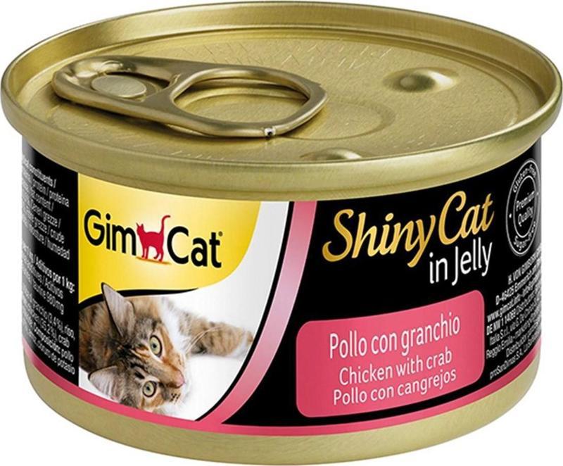 Shinycat Jel İçinde Tavuk ve Yengeçli Kedi Konservesi 70 Gr