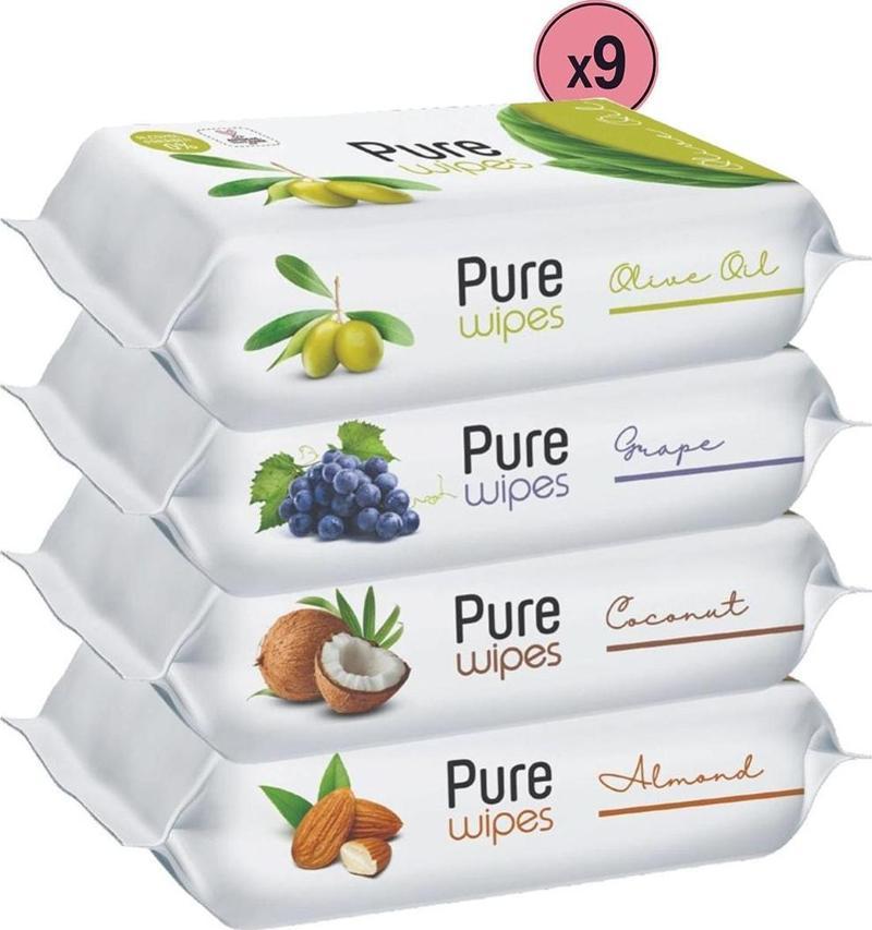 Pure Wipes Islak Havlu 36 Adet 50'li