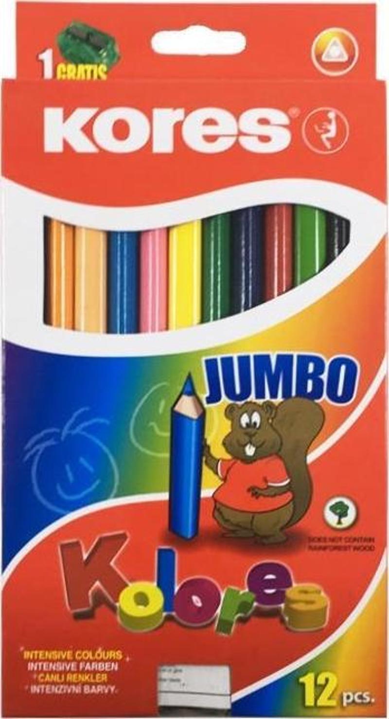 Jumbo Kuru Boya 12 Renk