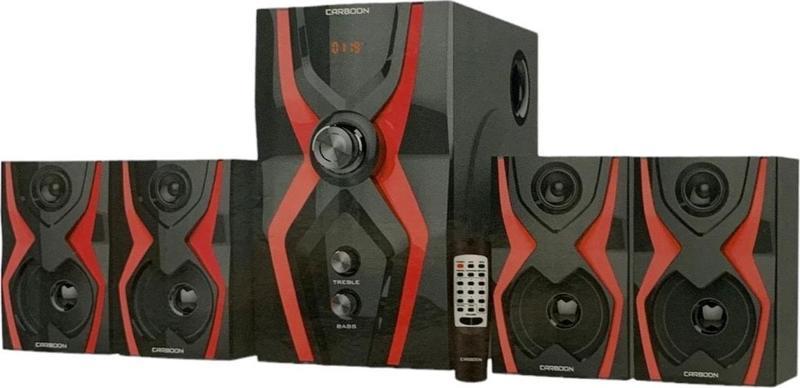 Carboon Serisi Bluetoothlu 4+1 Dijital Ekran Radyolu Usb Tf Destekli Ses Sistemi 52 Watt