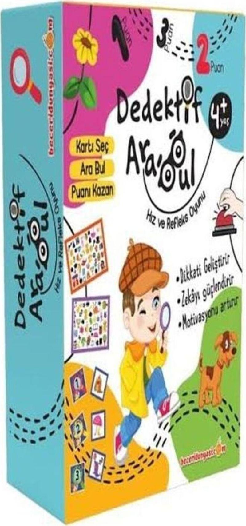 Dedektif Ara Bul Oyunları +4 Yaş Zeka Kartları Eşleştirme Oyunu Eğitici Öğretici Bilgilendirici Oyun
