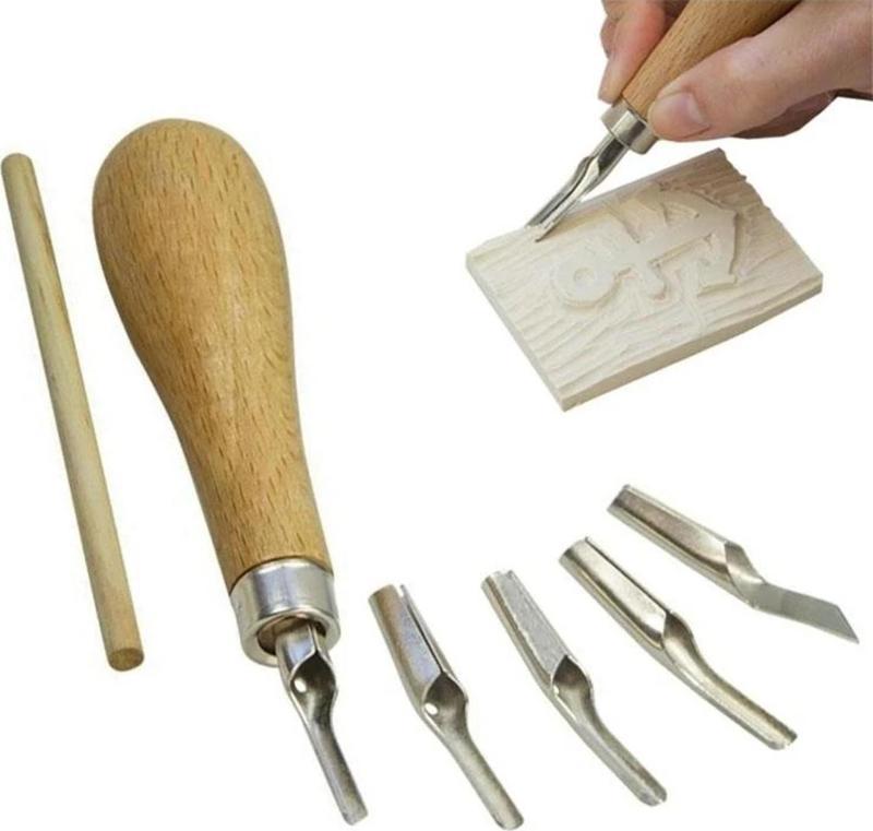 Lino Cutter Linol Oyma Kesme Bıçak Seti 5 Bıçaklı