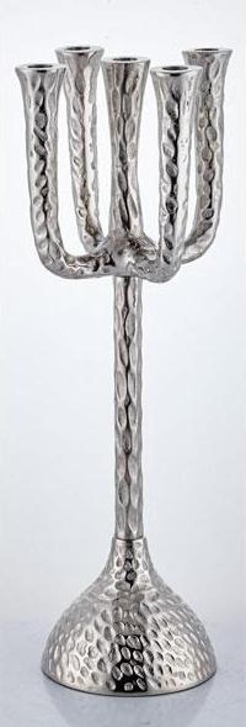 Cactüs Large Candle Stand 5 Lights Nickel17X17X58 cm