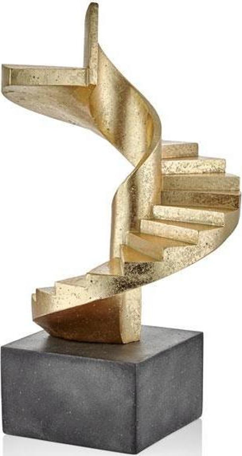 Stairs Gold Dekor 26X25X47 cm