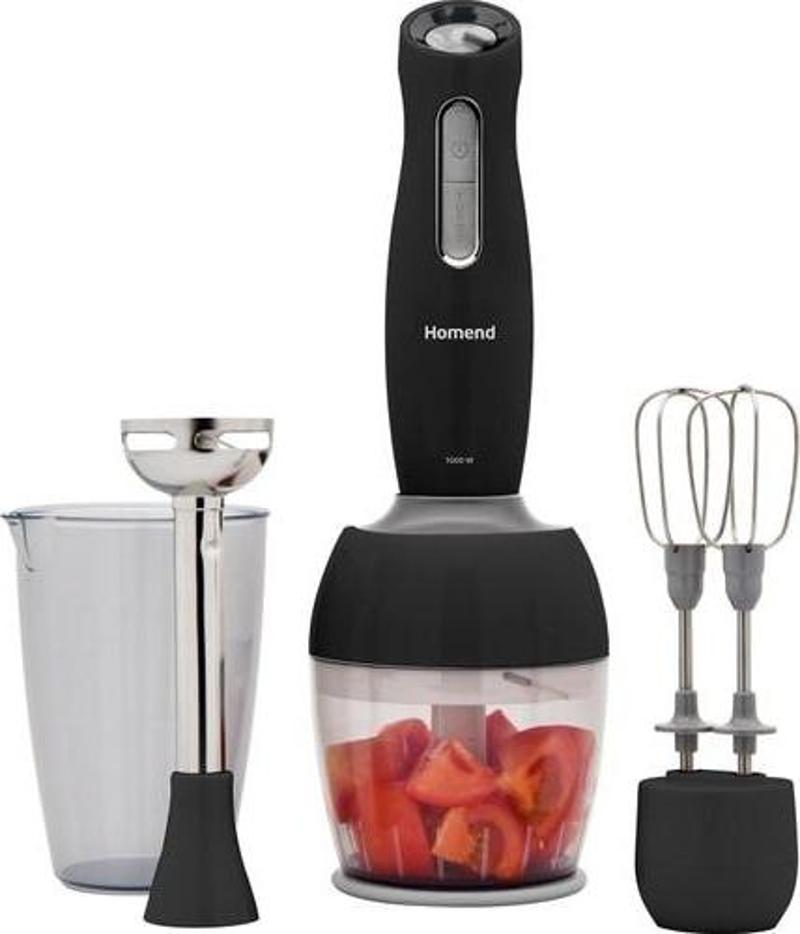Handmaid 1908H Blender Set Siyah Gri