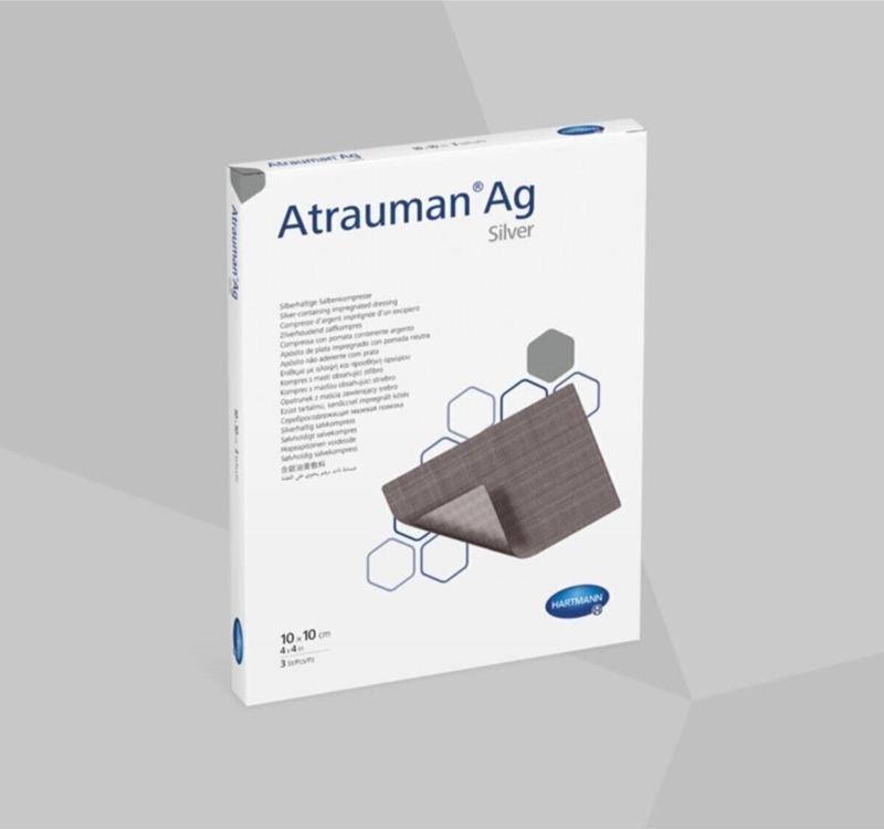 Hartman Atrauman Ag 10X10 Gümüş Içerikli Yara Örtüsü - 1 Adet